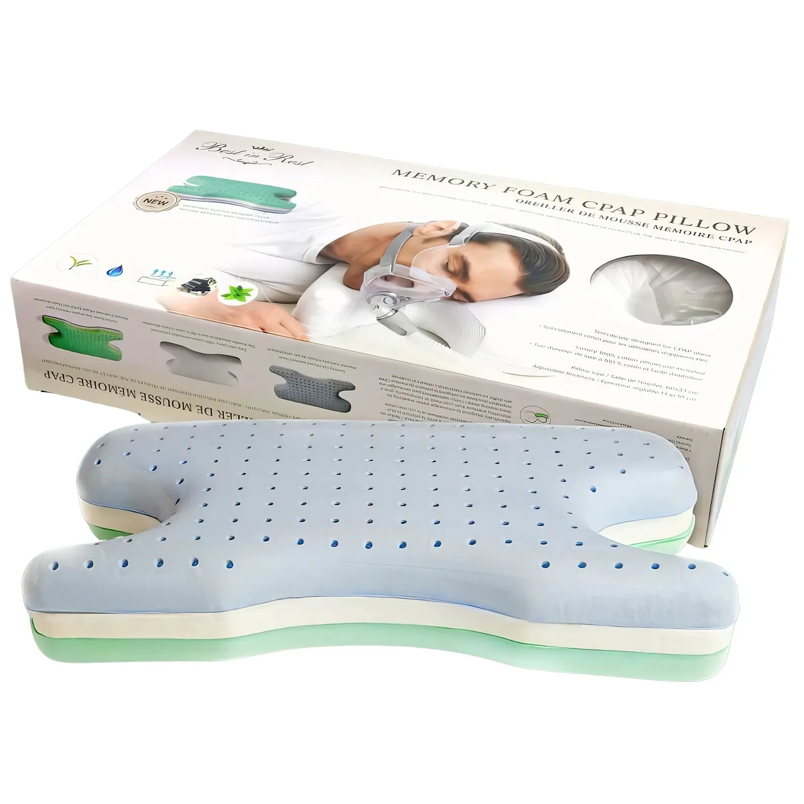Best in Rest Memory Foam 3 layer CPAP Pillow