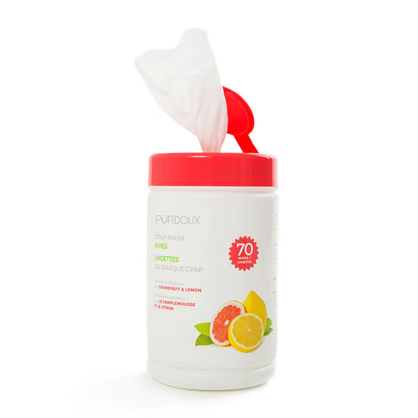 Purdoux Citrus Scented CPAP Mask Wipes